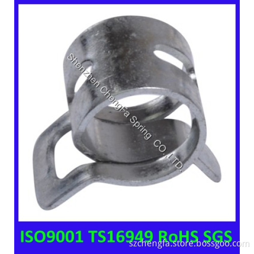 ISO9001 Ts16949 Tension Spring Clip with Flat Wire
